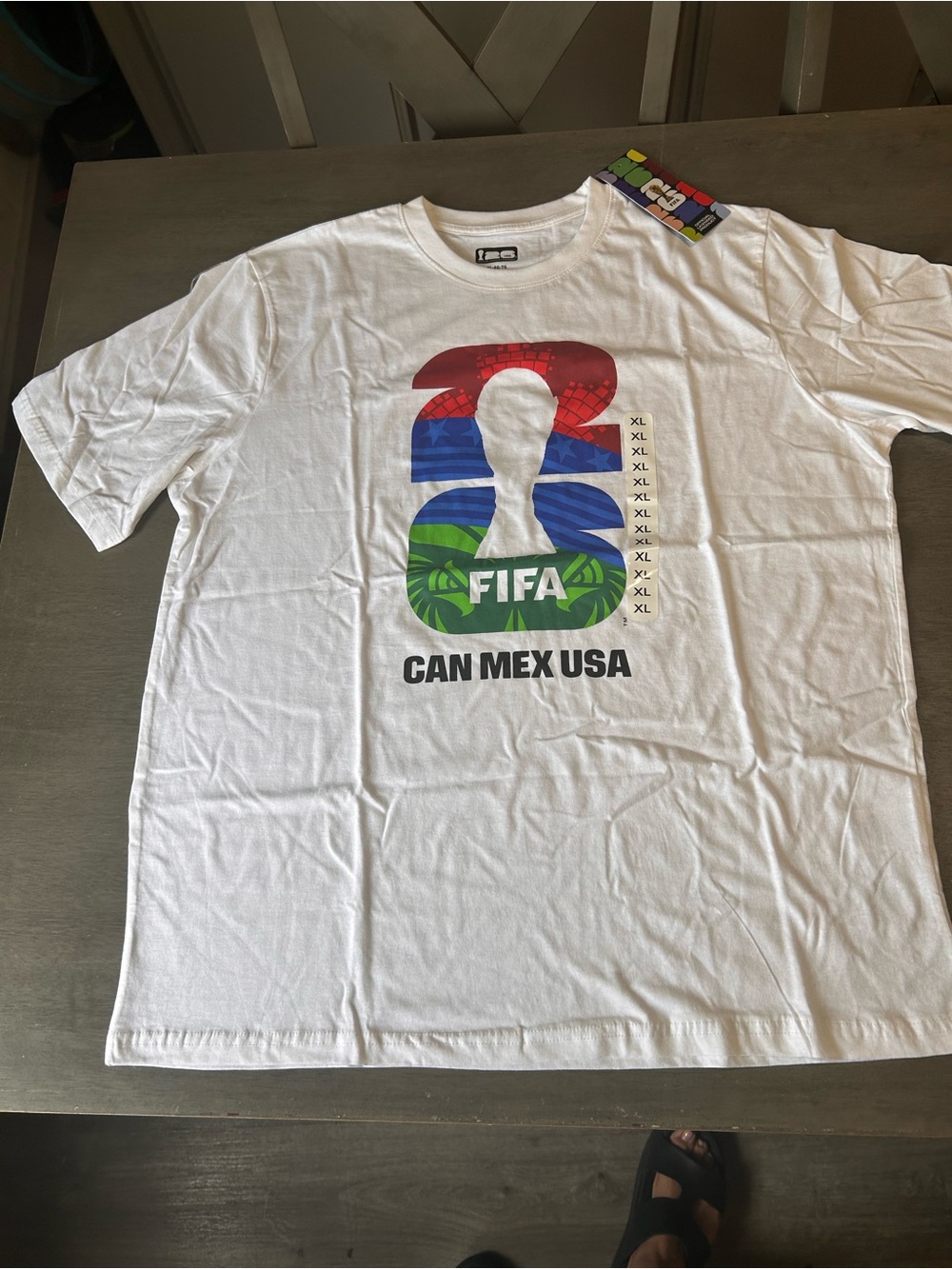 White FIFA CAN MEX USA Short-Sleeve Graphic Tee